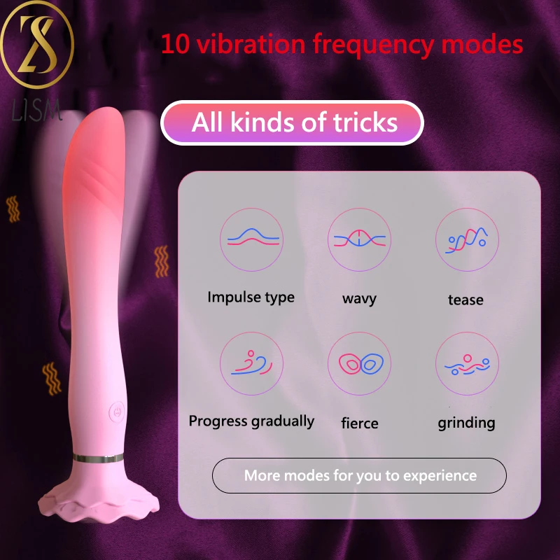 

AV Magic Adsorption Vibrating Wand 10 Speeds Powerful Female Vibrator Adults Toys Clitoris G Spot Stimulator Sex Toys for Woman