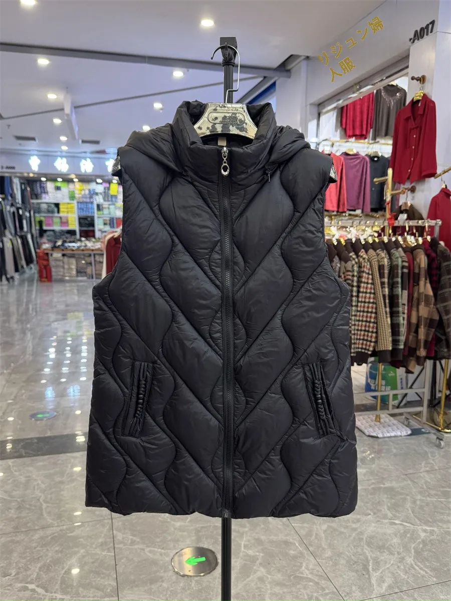 Женская одежда среднего и пожилого возраста пуховый жилет с хлопковой