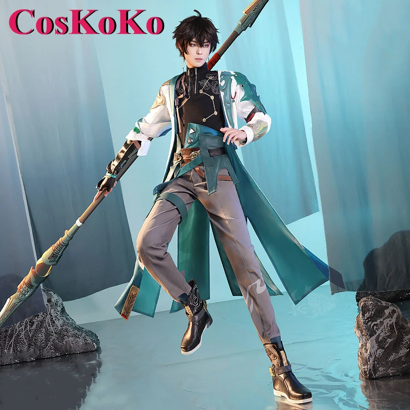 

CosKoKo Dan Heng Cosplay Anime Game Honkai: Star Rail Costume Handsome Fashion Battle Unform Halloween Party Role Play Clothing
