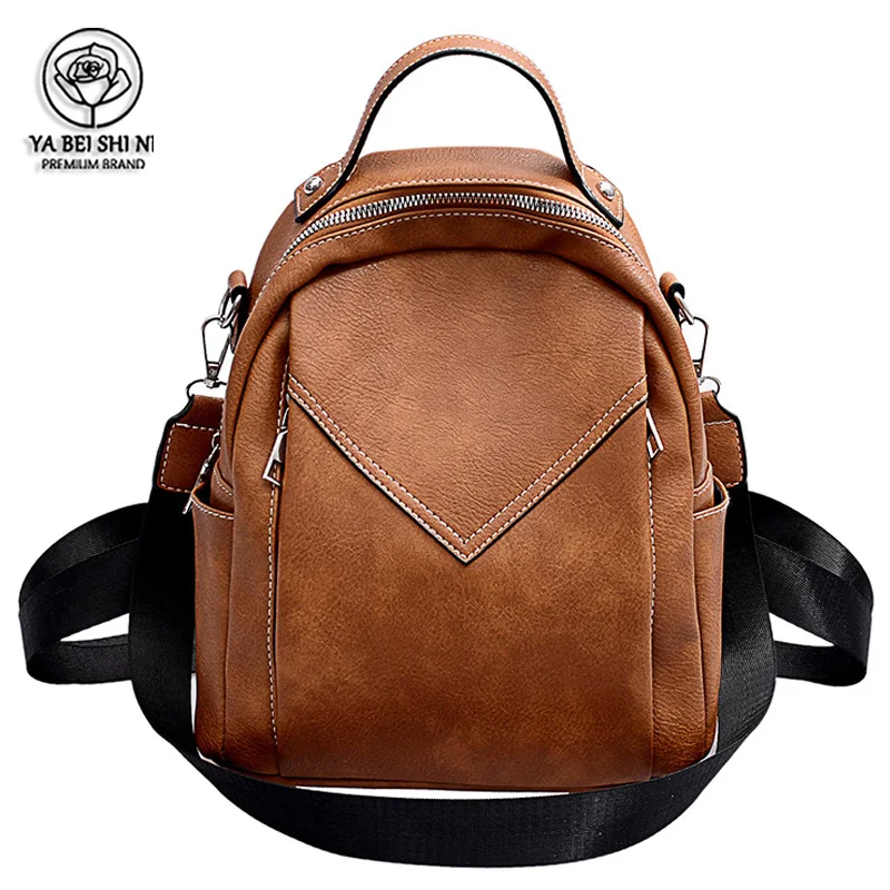 

Women Leather Backpack Fashion School Bag for Teenager Rucksack PU Shoulder Bags Mochila Feminina Trave Backpack sac a dos