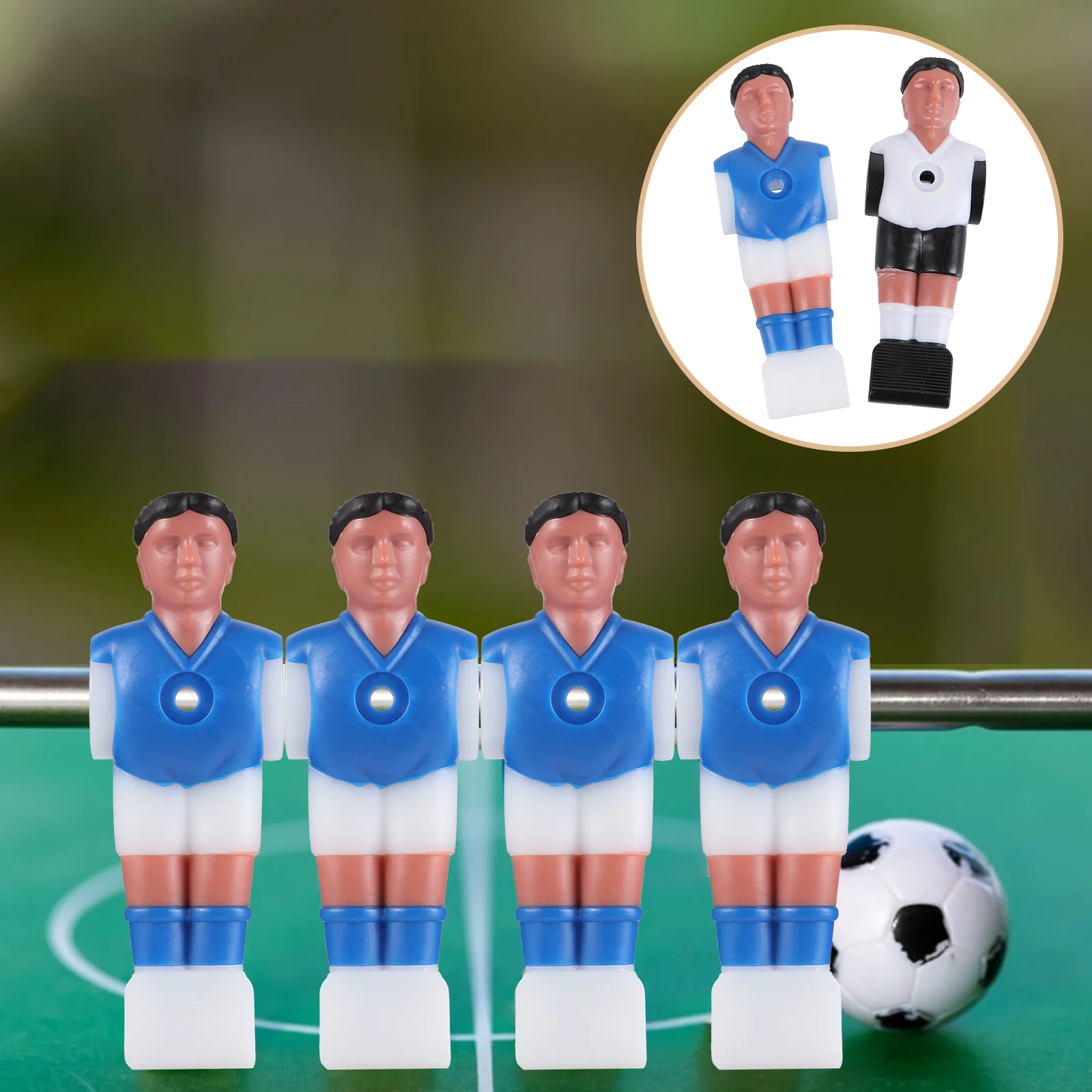 

10Pcs Football Machine Supplies Soccer Figurine Table Football Supplies Football Table