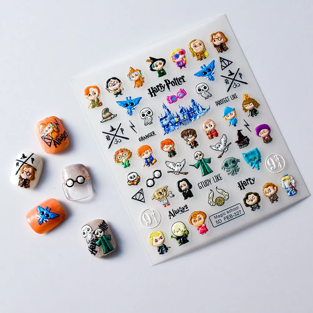 Наклейки для ногтей Harry Potter
