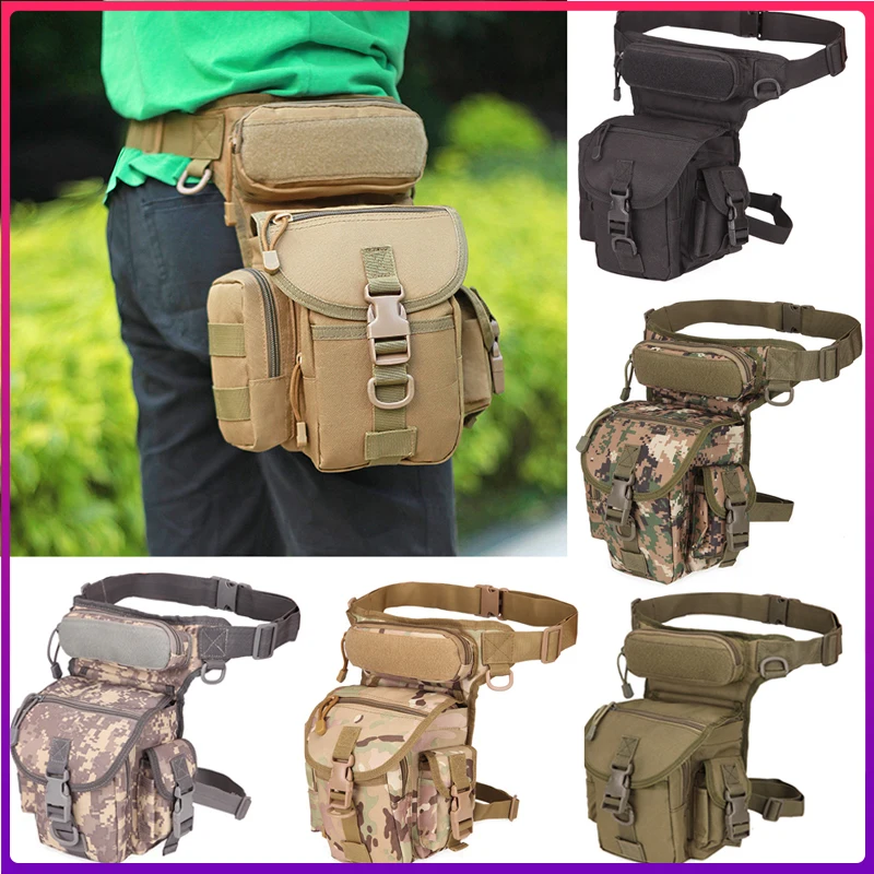 

Tactical Drop Leg Bag Outdoor Sport Thigh Belt Hip Bum Motorcycle Pouch Military Army Travel Cell Mobile Phone Purse Pack Bags