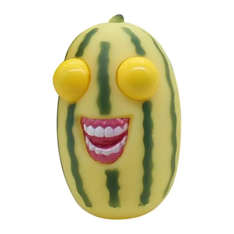 

Squeeze Toy Squeeze Eyes Popping Watermelon Shape Sensory Toy Soft And Portable Watermelon Strips Toys For Kids