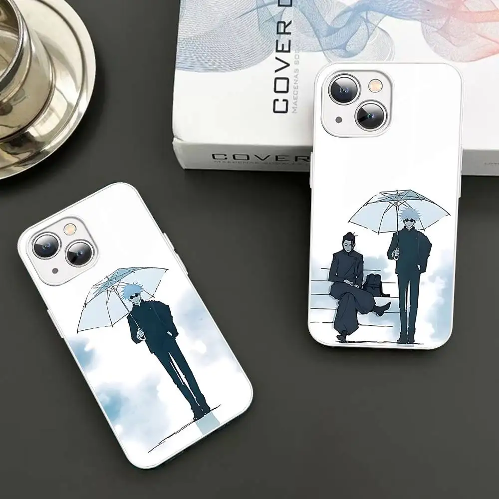Фото Японское закаленное стекло J-jujutsu K-kaisen для Iphone 14 13 12 11 Pro Mini XS MAX 14Plus X XS XR Fundas №2