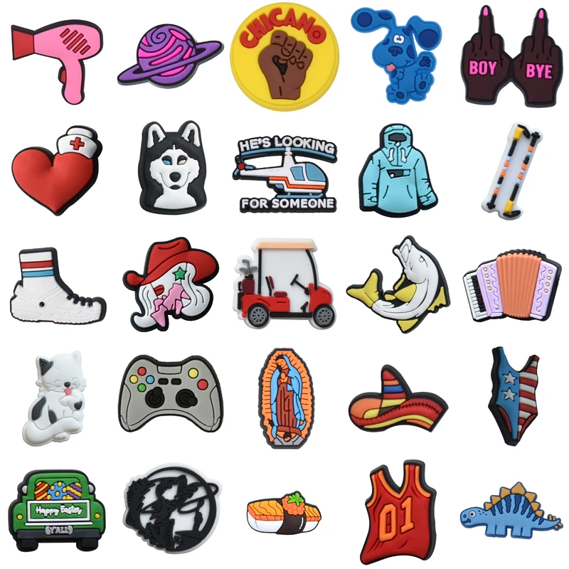 

Gifts Para Pins Shoes Accessories Kids Set Jeans Decorations for Croc Men Girl Boy Wholesale Bulk Shoe Charms Women Charm Packs