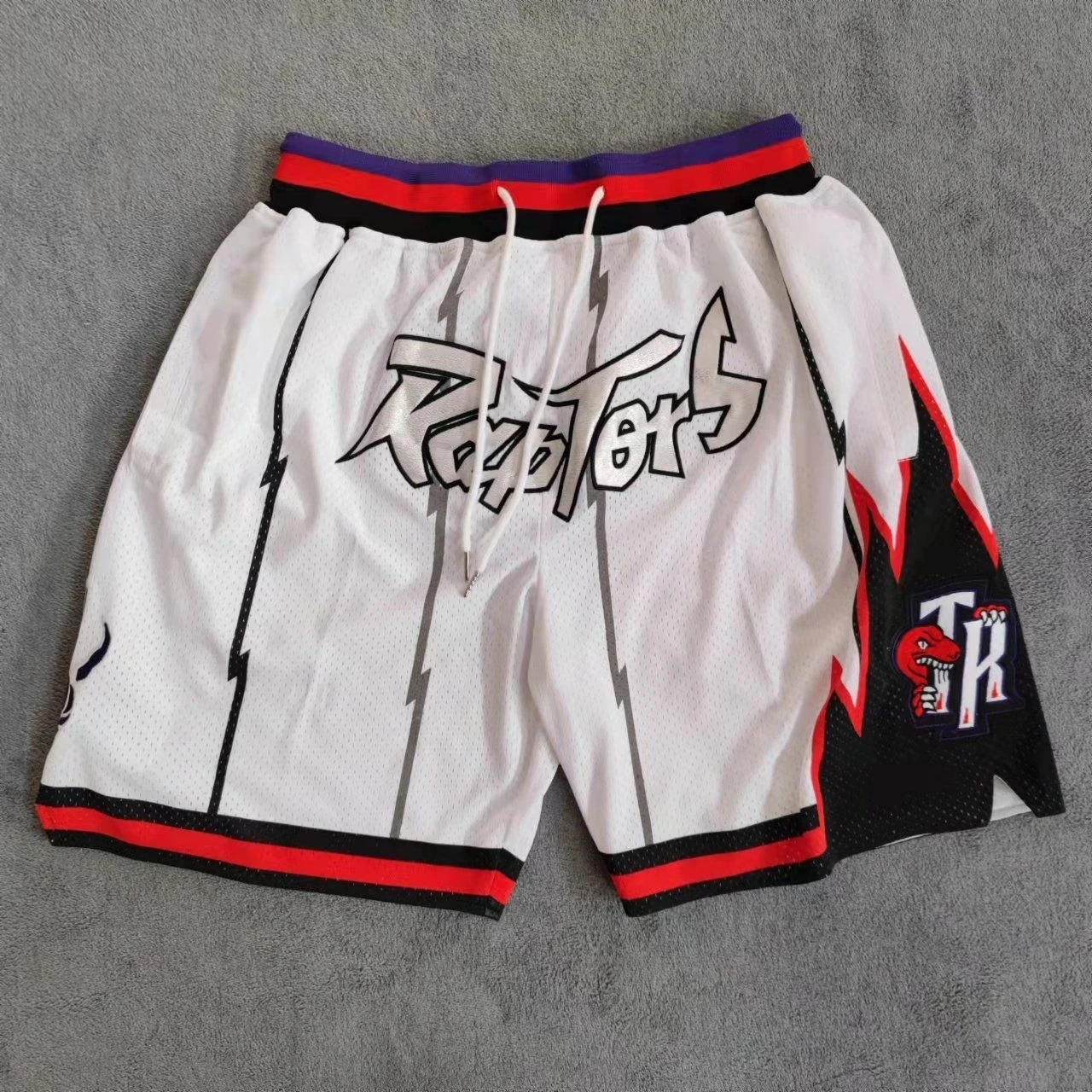 

Summer Sports Embroidery White Men's Shorts Outdoor Fitness Male Plus Size Casual Basketball Bottoms