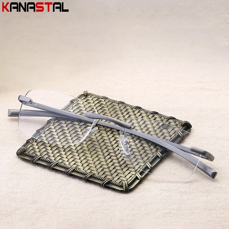 Очки для чтения без оправы мужчин и женщин аксессуары защиты глаз от