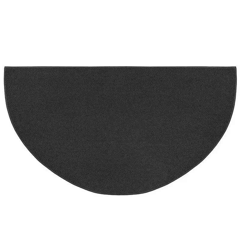 

Fireplace Fireproof Mat Multifunction Flame Retardant Semicircular Floor Mat For Home Non-slip Fireproof Fireplace Rug For