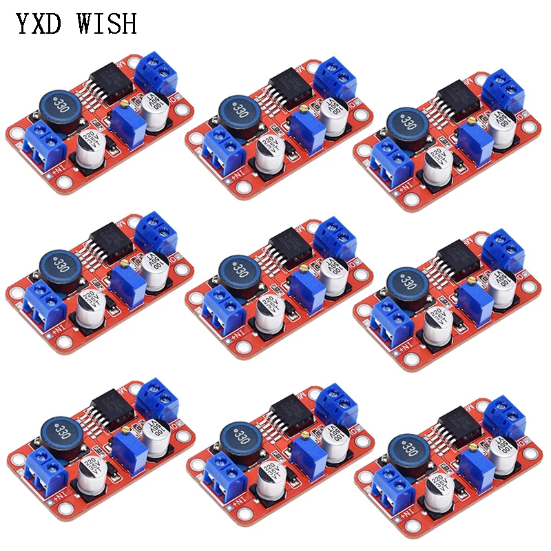 

10pcs XL6019 DC-DC Adjustable Power Supply Boost Step-up Module 5A 5V/12V/24V Adjustable Voltage Stabilized Power Supply