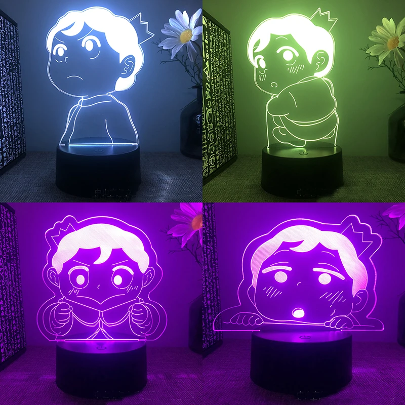 

Ranking of Kings bojji 3d led lamp bedroom manga night lights anime figure portrait room decor lampara de noche dormitorio