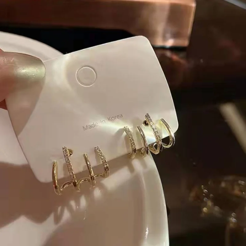 

Punk Creative Irregular Stud Earrings Vintage Ear Jewelry for Women