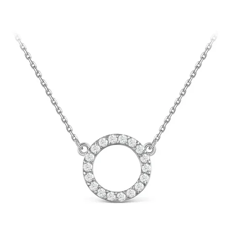 Простое Ожерелье Stonefans с круглым кольцом, цепь для женщин, цепь до ключиц, массивное круглое ожерелье с подвеской, колье, ювелирные изделия