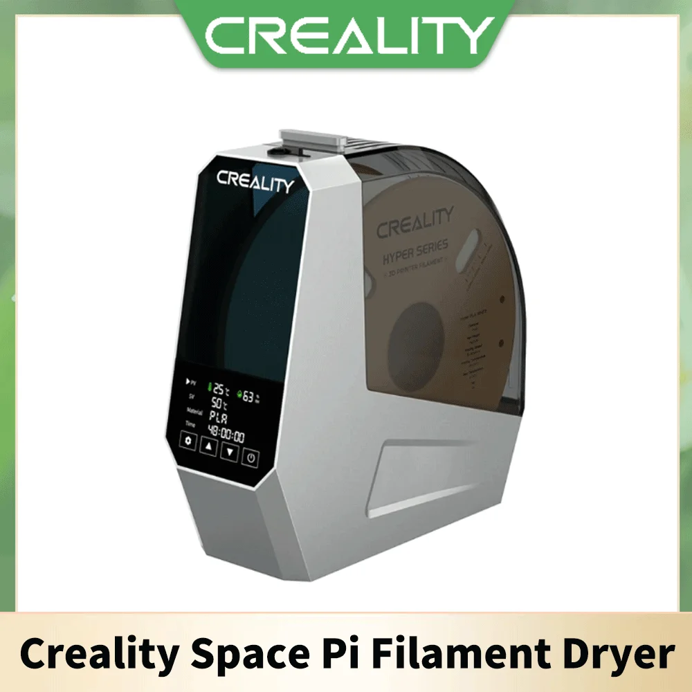 Фото Сушилка для нити Creality Space Pi 360° °   Нагрев горячим воздухом, 1 кг, сушилка для нити для 3D-принтера для Creality K1 C/Ender 3 V3 KE/SE №1