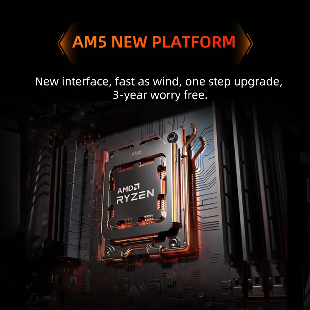 Новый процессор Amd ryzen 5 7600x r5 7600x4 7 ГГц 6-ядерный 12-проводной нм l3 = 32m 100-000000593 разъем