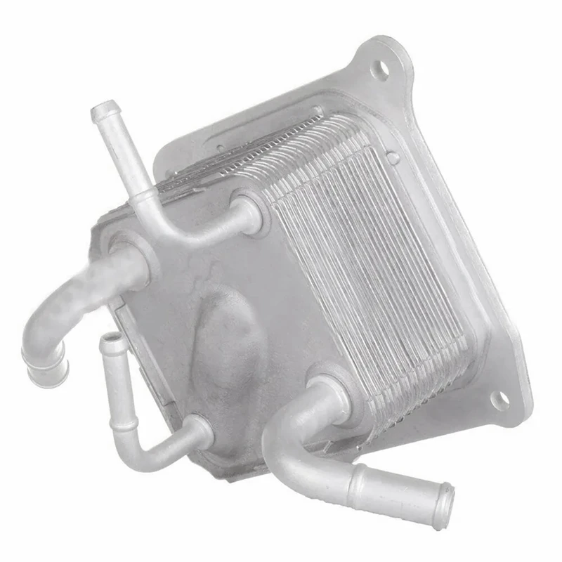 Масляный радиатор трансмиссии двигателя CVT 21606-3JX1C серебристый металл для Nissan Versa