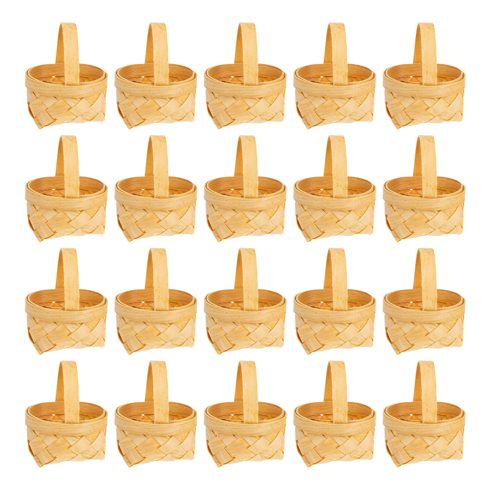 

Деревянная корзина для конфет, подарочные корзины для шоколада, ручная плетеная мини-сумка для игрового домика