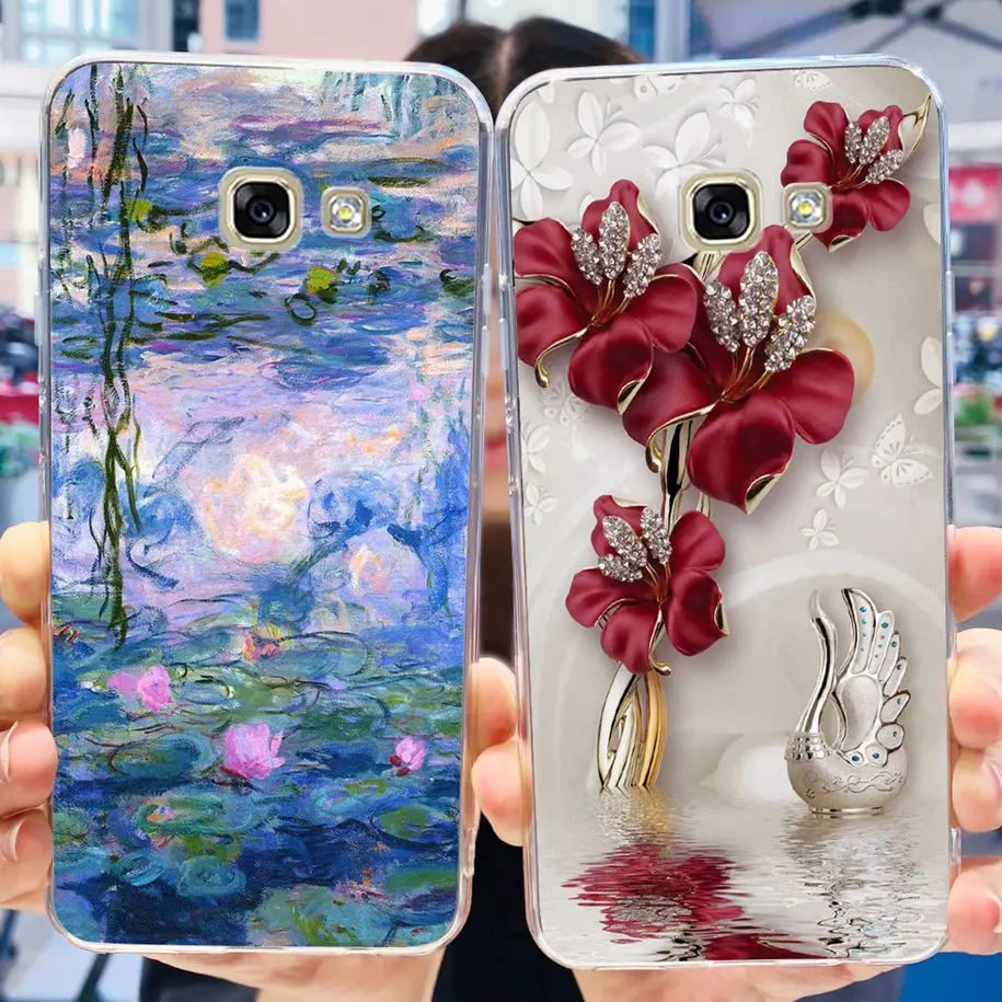 Чехол для Samsung Galaxy A5 2017 A520F / 2016 A510F чехол телефона Модный узор силиконовый мягкий