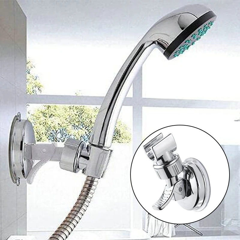 

Adjustable Hand Shower Holder With Vacuum Suction Cup Wall Mounted Handheld 360° Rotation Showerhead Holder Bathroom Bracket