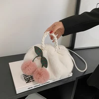 Small Plush Bag With Luxury Design Trendy Women's Handbags For Autumn/winter 2022 Casual Street One-shoulder Crossbody Bag