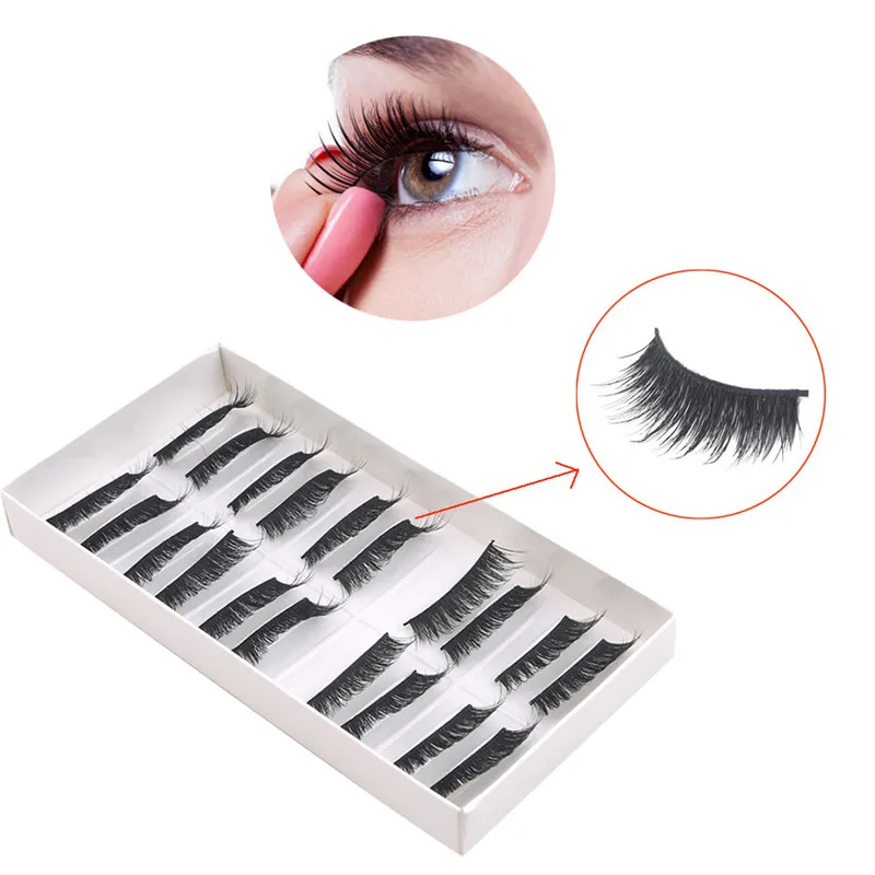 

Натуральные накладные ресницы, накладные ресницы, длинный макияж, 3d норковые ресницы для наращивания, норковые ресницы для красоты