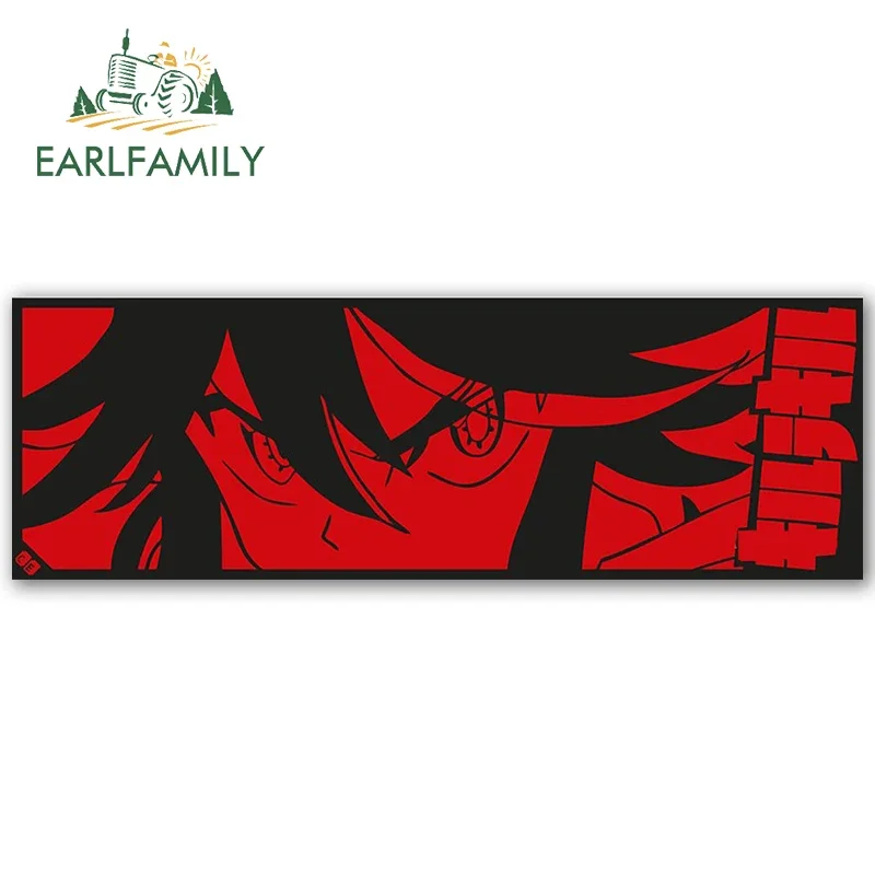 

EARLFAMILY 13 см x 4,3 см авто аниме автомобильная наклейка Kill La Kill Slap водостойкая индивидуальная наклейка для ноутбука, мотоцикла, декор окна