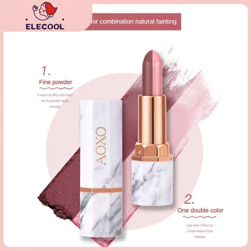 

Velvet Eyeshadow Stick Solid Small Eye Shadow Stick Gradient Eyeshadow Stick Cosmetic Eye Shadow Pencil No Smudge Pearlescent