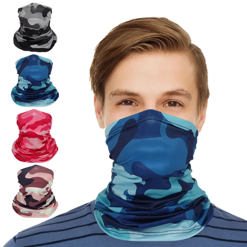 

Outdoor UV Protection bandana Scarf Neck Warmer Multifunctional Fishing Hiking Cycling Face Head Wrap Cover Bandana Headband Cap