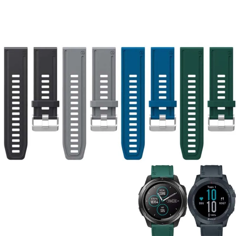 

24mm Silicone Strap For Zeblaze Removable Soft Multi-Color Sports Watch Bracelet For VIBE 6/ VIBE 3 GPS/ VIBE 3S HD Watchband