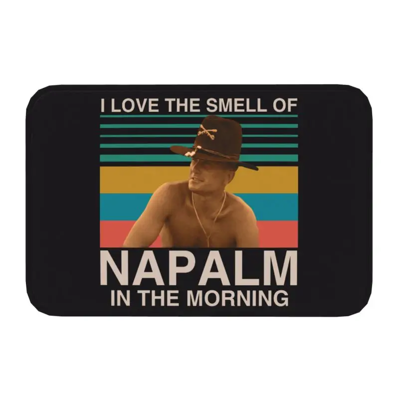 Забавный напольный коврик с надписью I Love The Smell Of Napalm Morning Door входной Билл Килгор