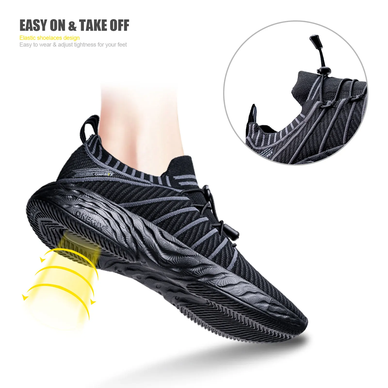 ONEMIX 2022 Unisex Classic Retro Running Shoes Lightweight Sneakers For Outdoor Sports Walking  Jogging Trekking