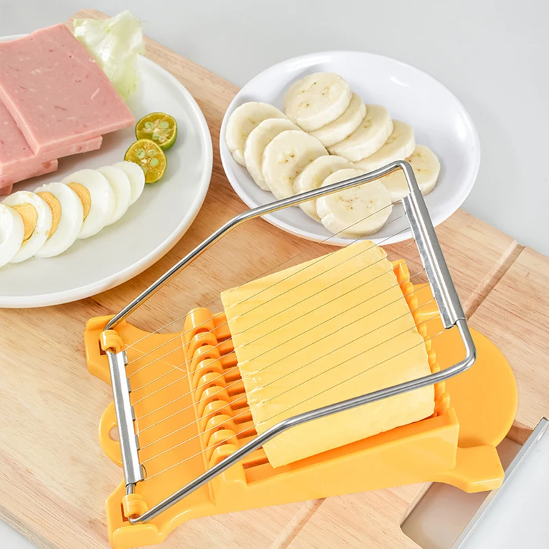 Lunch Meat Slicer Stainless Steel Fruit Egg Ham Multifunctional Cheese Banana Food Cutter Cutting Tool Kitchen | Дом и сад