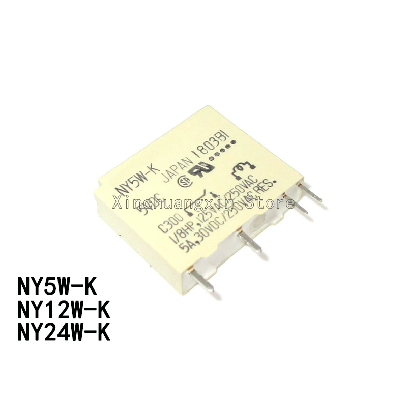 1 шт. NY5W-K 5 В NY12W-K 12 постоянного тока NY24W-K DC24V 5A4 контакты оригинальное реле