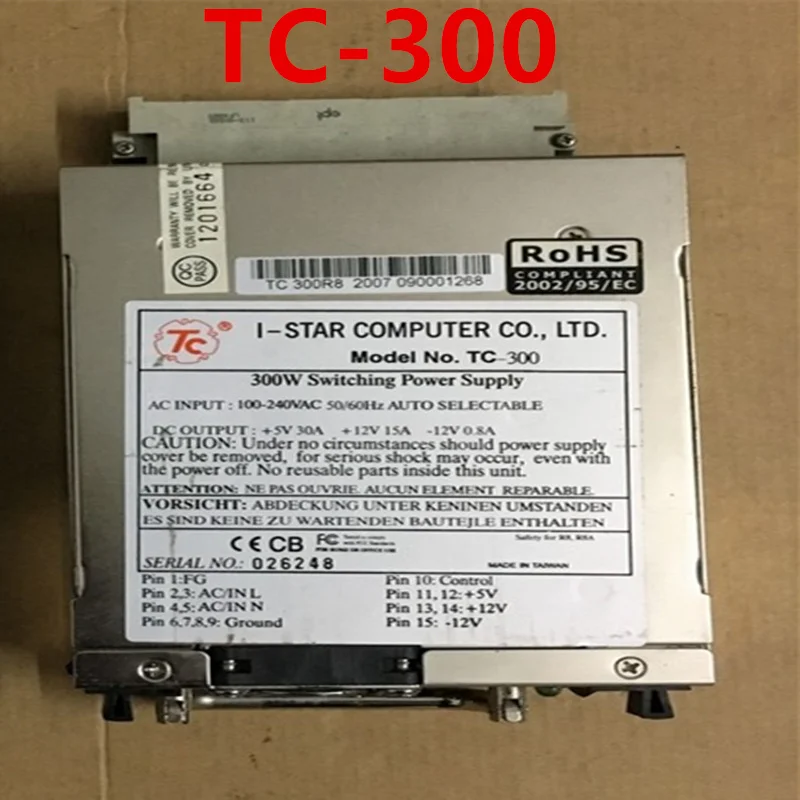 

90% New Original Switching Power Supply For TC I-STAR 300W For TC-300