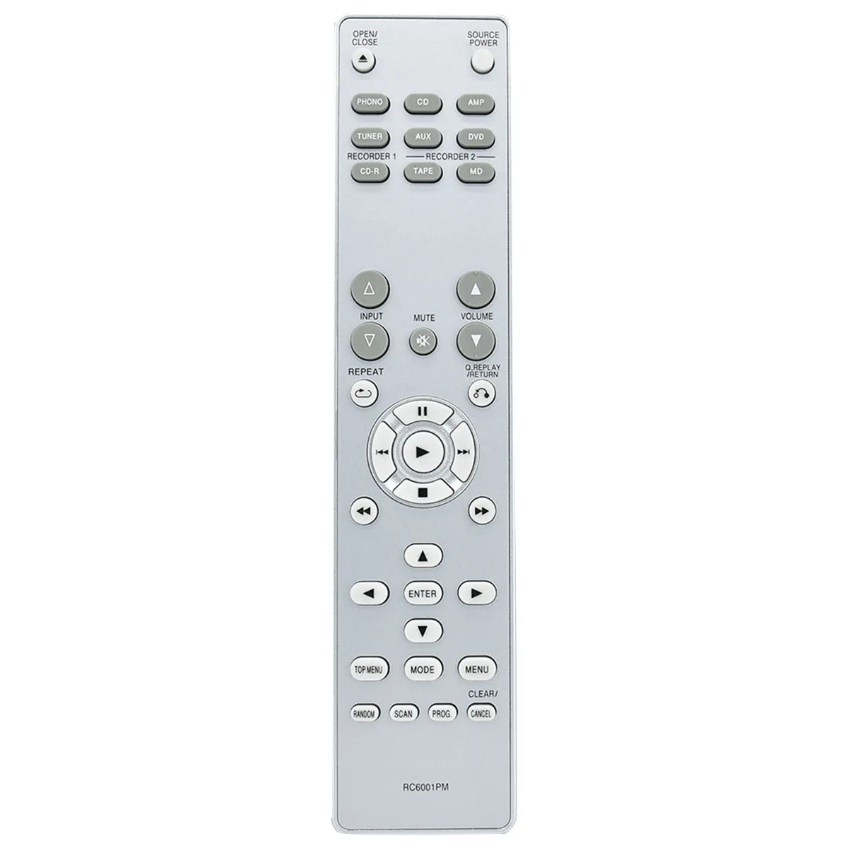 

RC6001PM CD пульт дистанционного управления для CD проигрывателя PM6001 RC6001SA замена пульта дистанционного управления