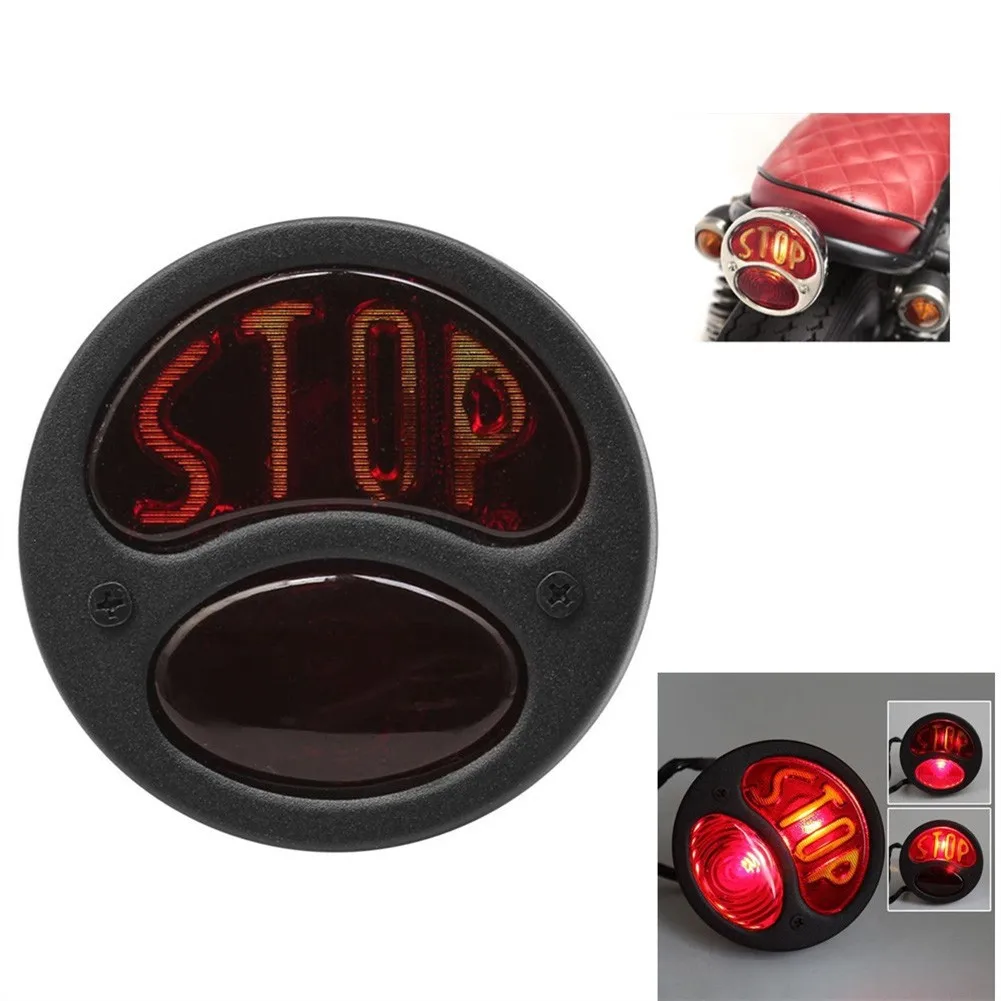 

Vintage Tail Brake Stop Light For Car Chrome/Black For 28-31 Ford Model A