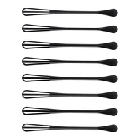 8 small kitchen wire whisk balloon egg wire kitchen utensil for whipping mixing combining black