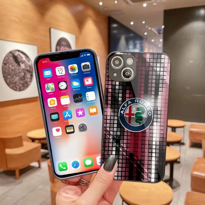

Чехол для телефона с жидким стеклом для iPhone 14 13 12 11 Pro Max X XR XS 8 7 Plus