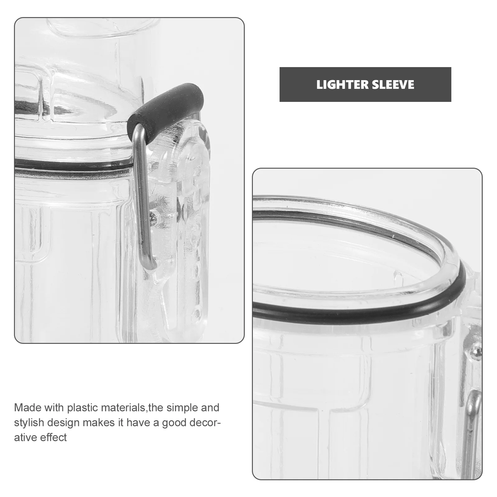 Зажигалка двойного назначения мини-чехлы для зажигалки пластиковый мундштук 9X42