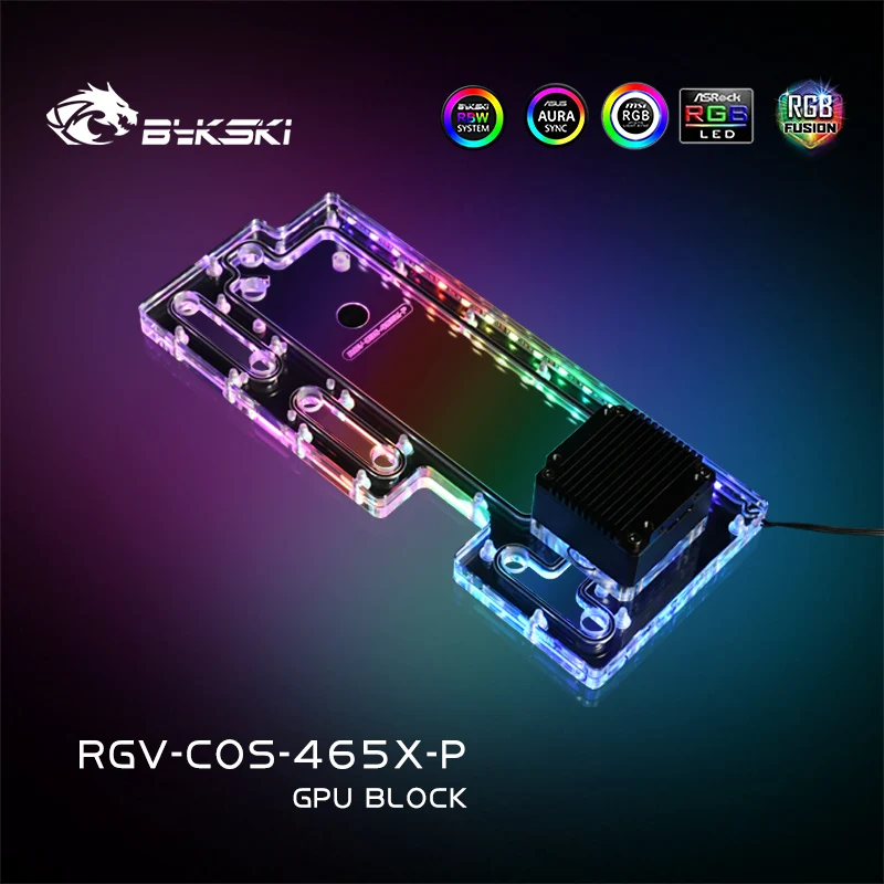 

Bykski RGV-COS-465X-P,Case Distro Plate For Corsair 465X Chassis ,Waterway Board Reservoir Water Tank Pump For PC Cooling