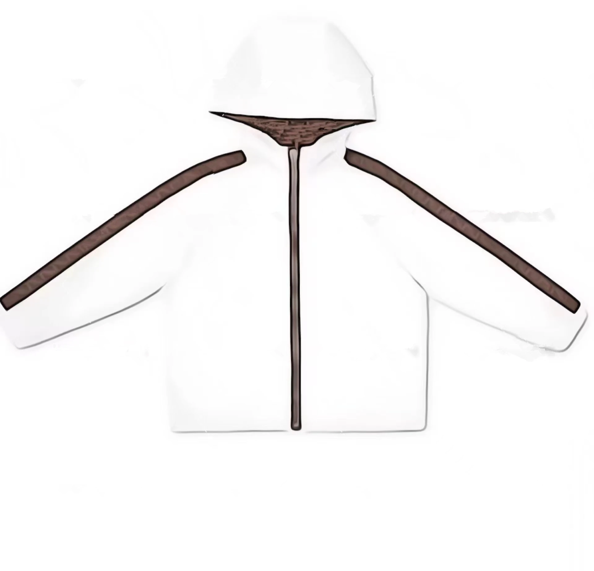 

Children's windbreaker coat with double-sided zipper hooded jacket, windproof and sunscreen clothes, multi-color optional
