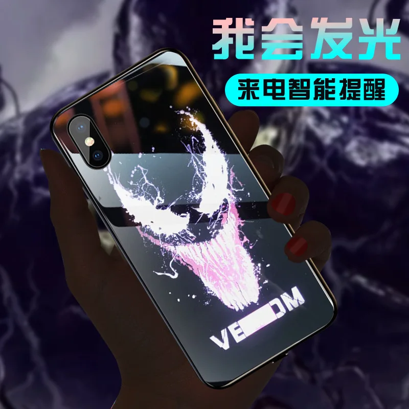

Disney original phone case is suitable for iPhone 6S/7/8P/X/XR/XS/XSMAX/11pro/11promax/12/12mini caller glowing venom phone case