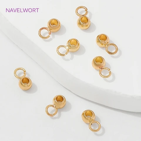 Золотые держатели для кулонов NAVELWORT 40 шт