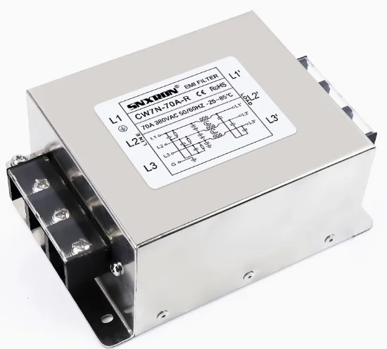 CW7N-70A-R Фильтр мощности очистки электромагнитных помех Трехфазный трехпроводной антиинтерференционный переменный ток 380 В 70 А (art.: 3920cd211ff7d) - 3920cd211ff7d