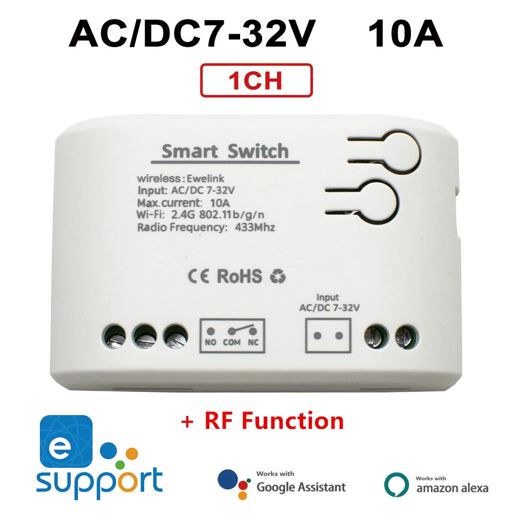 

Scimagic-RC Ewelink RF 433mhz WiFi модуль переключателя 1 канала
