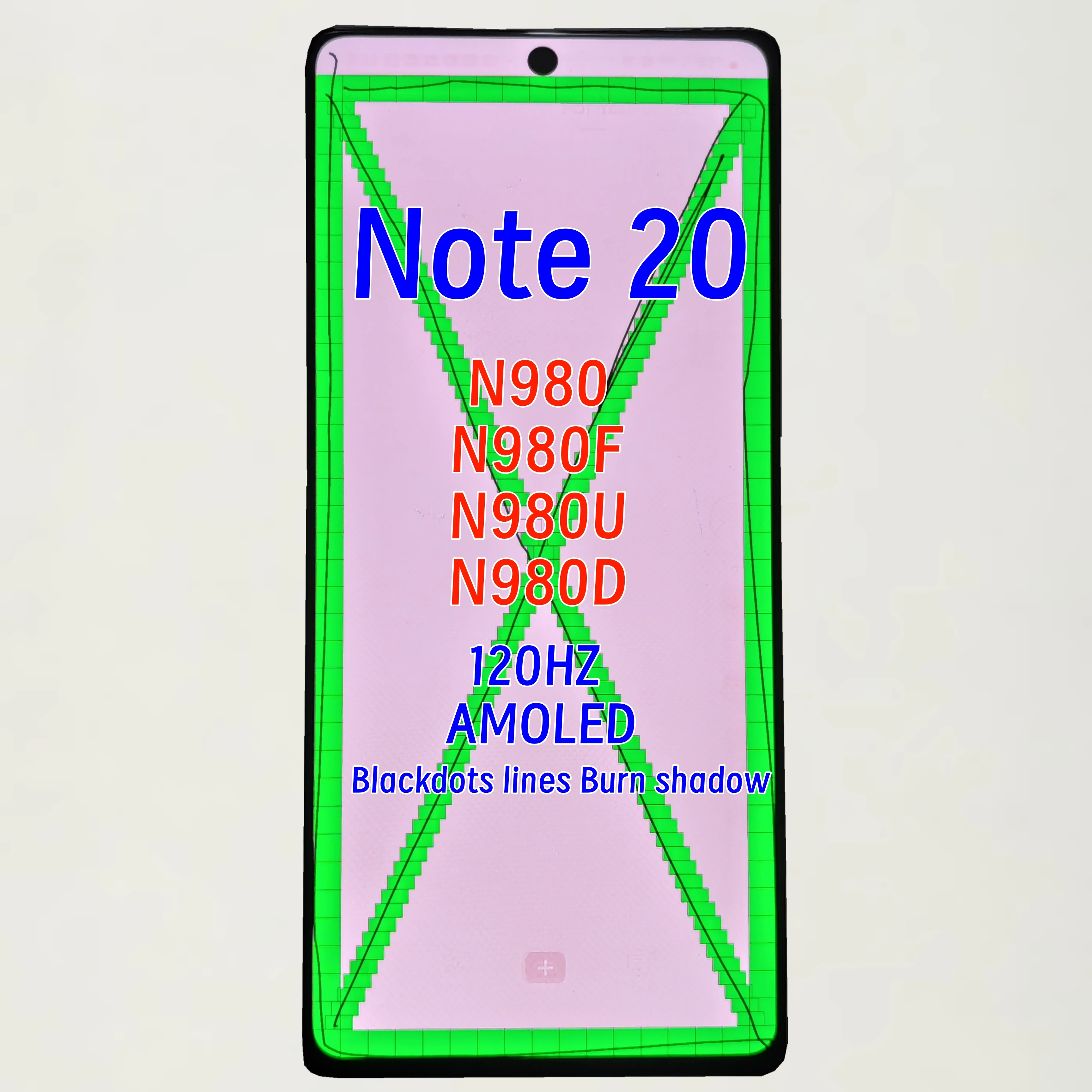 Фото 6,7-дюймовый AMOLED-экран 120 Гц для Samsung Galaxy Note 20 N980 N980B N980F N981B N981F/DS, ЖК-дисплей, сенсорный экран, дигитайзер в сборе №1
