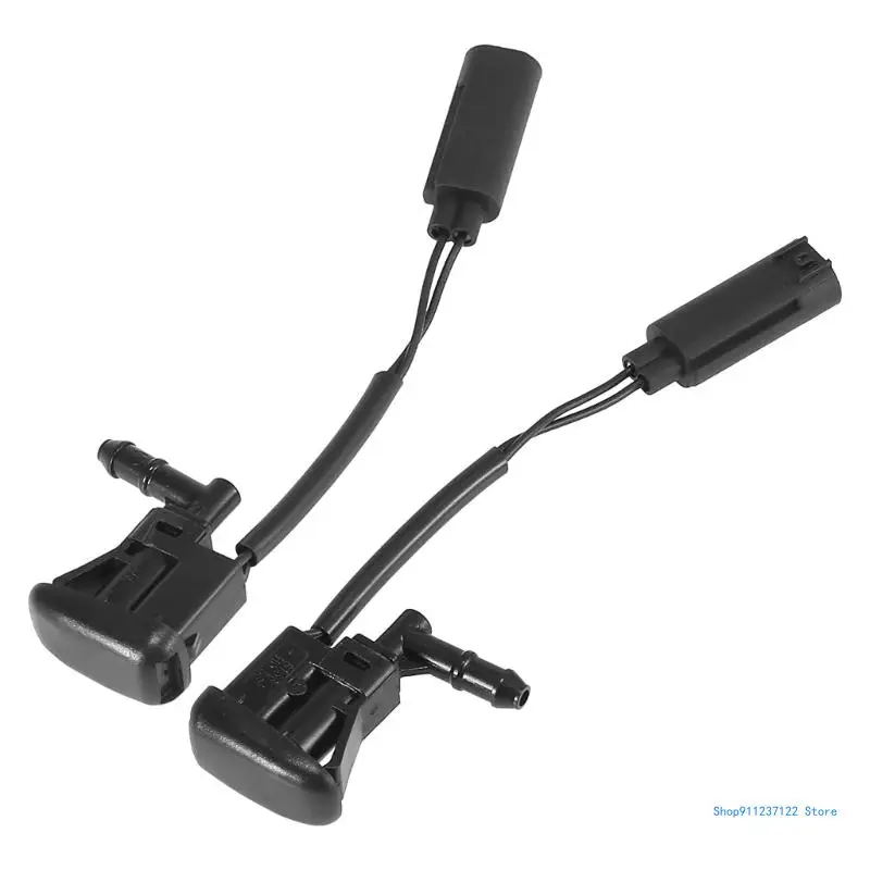 

1 Pair Left Right Side Heated Wiper Jet Replacement ABS-material for 3Series
