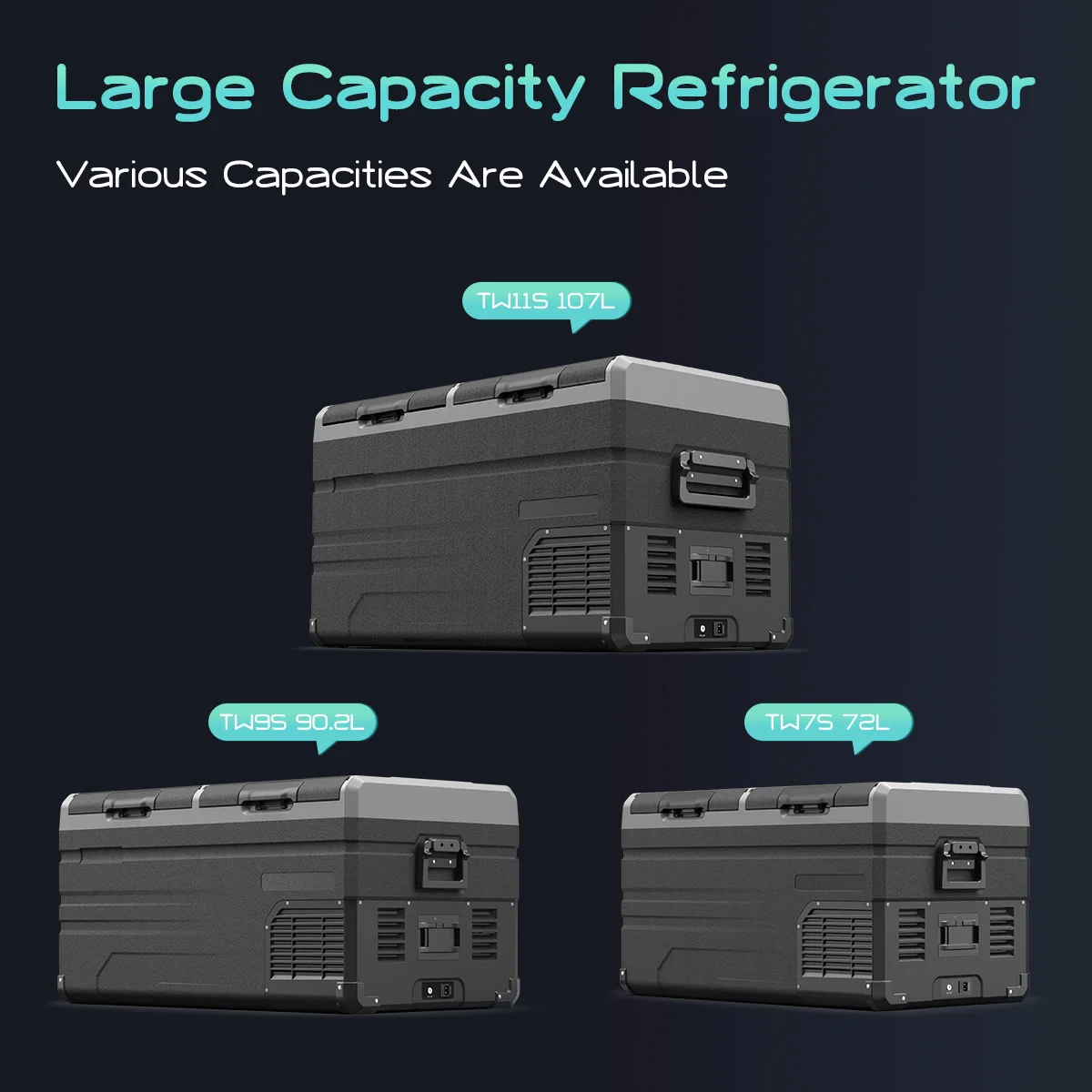 12 В 24 портативный компрессор автомобильных холодильников грузовик холодильник