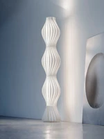 modern minimalist acrylic light and shadow art floor lamp nordic white grass rock living room bedroom exhibition hall lamp