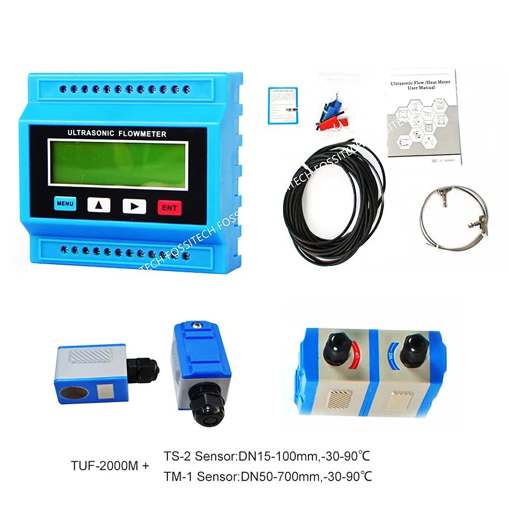 Фото TUF-2000M TS-2(DN15~DN100mm) TM-1(DN50~DN700mm) TL-1(DN300~DN6000mm) Ультразвуковой модуль расходомера Расходомер №1